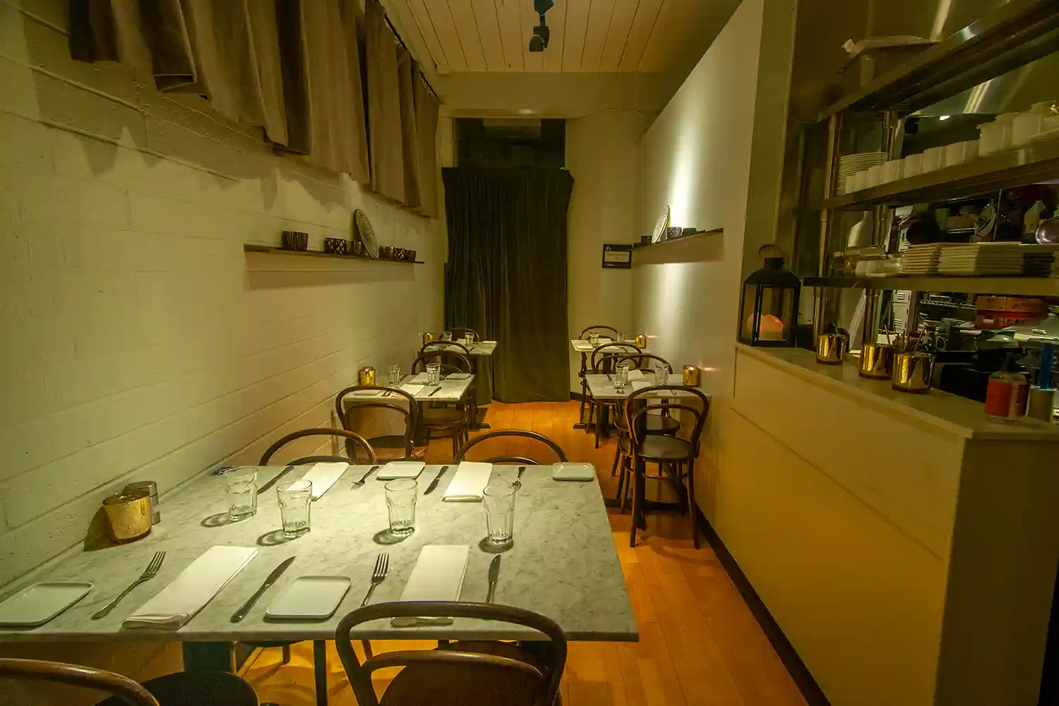 Right side interior view of Bistro Elan. - thumb